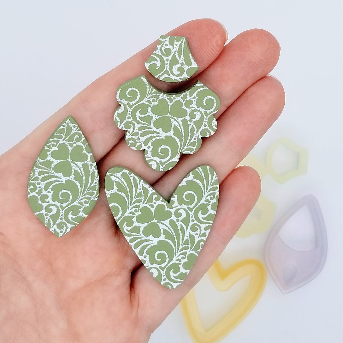 Shamrock Swirls Silk Screen