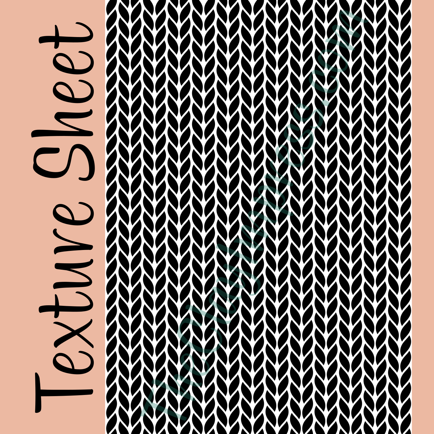 Parchment Texture Sheets - Knit Pattern 7