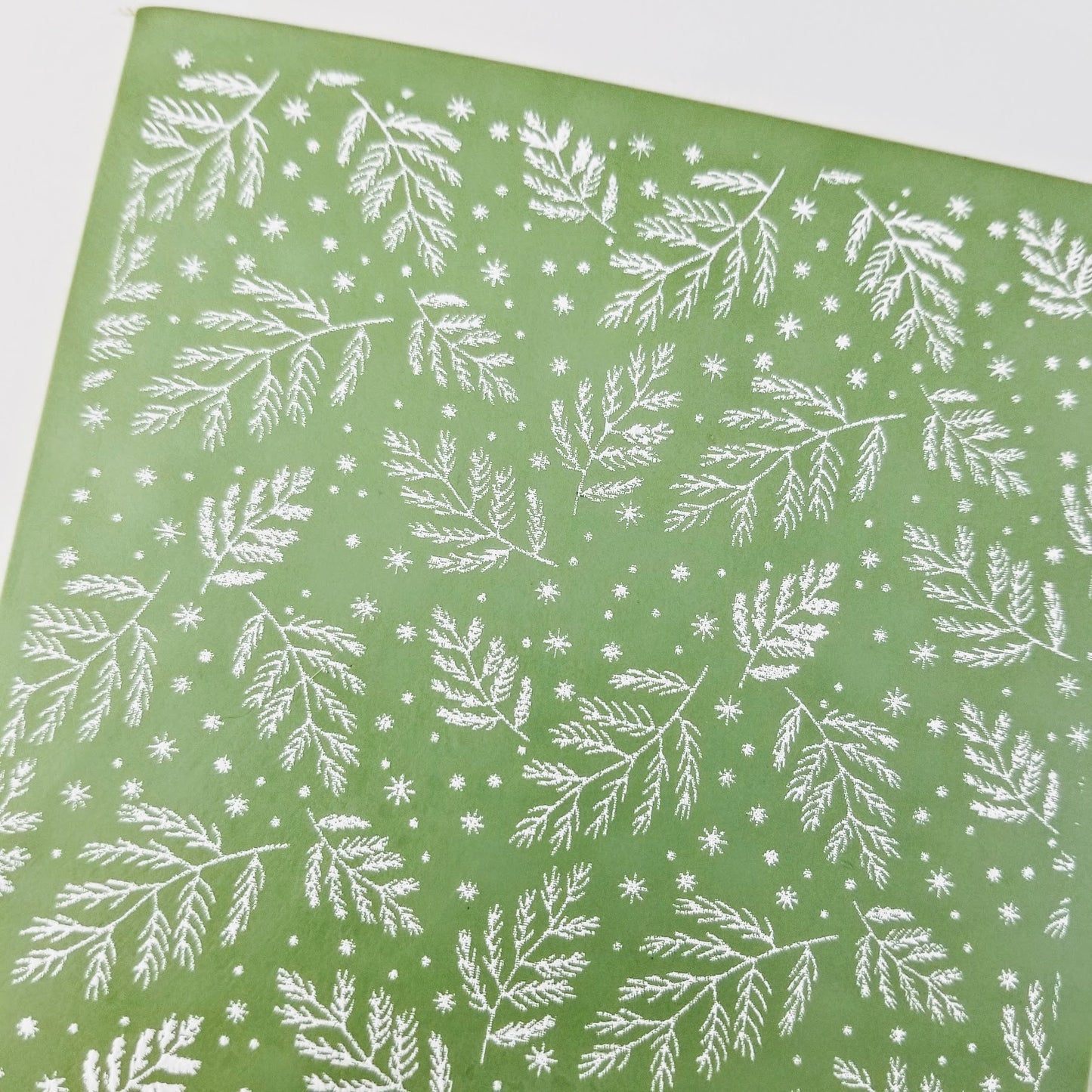 Snowy Spruce Silk Screen