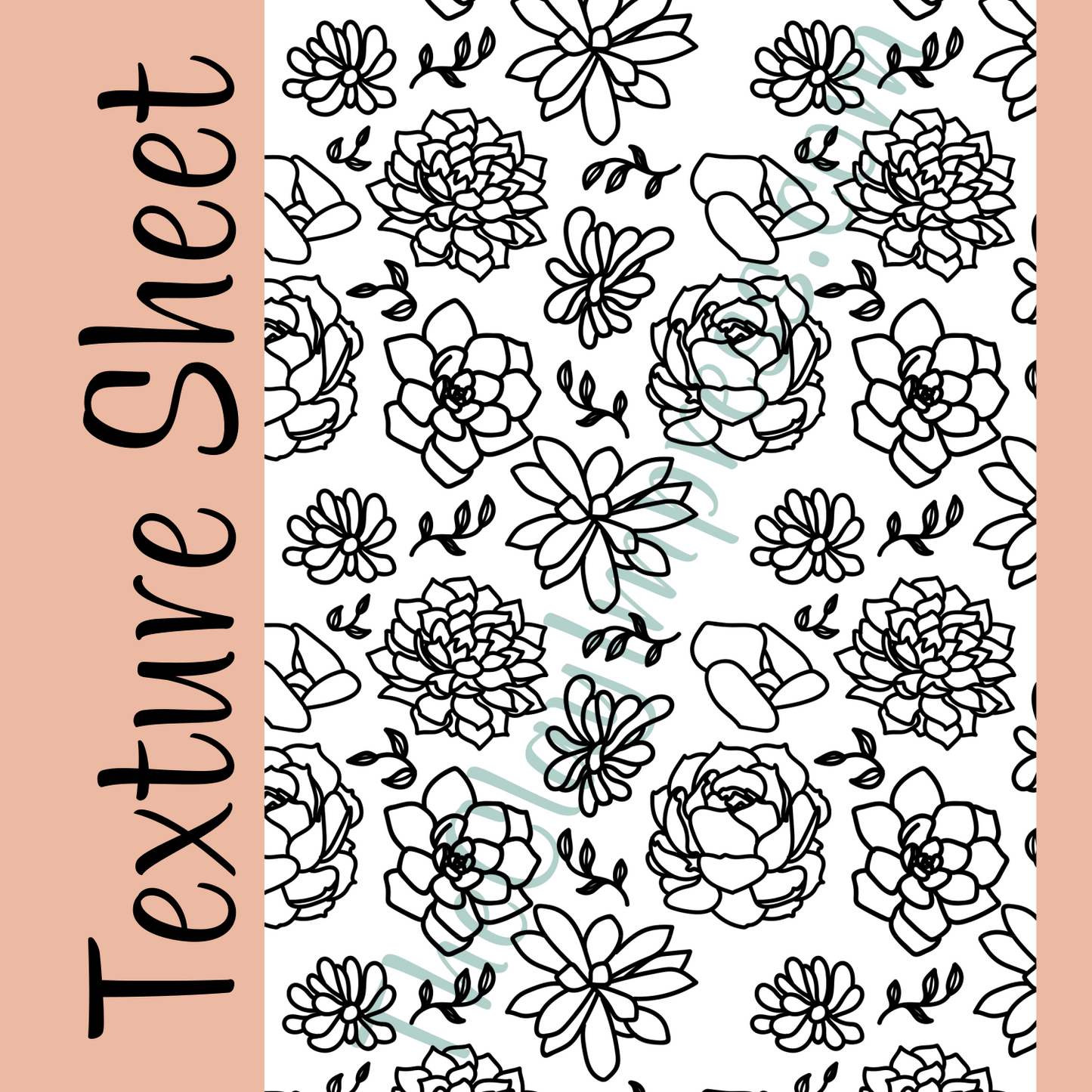 Succulents Texture Sheet