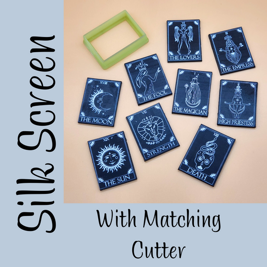 Tarot Cards Silk Screen & Matching Cutter