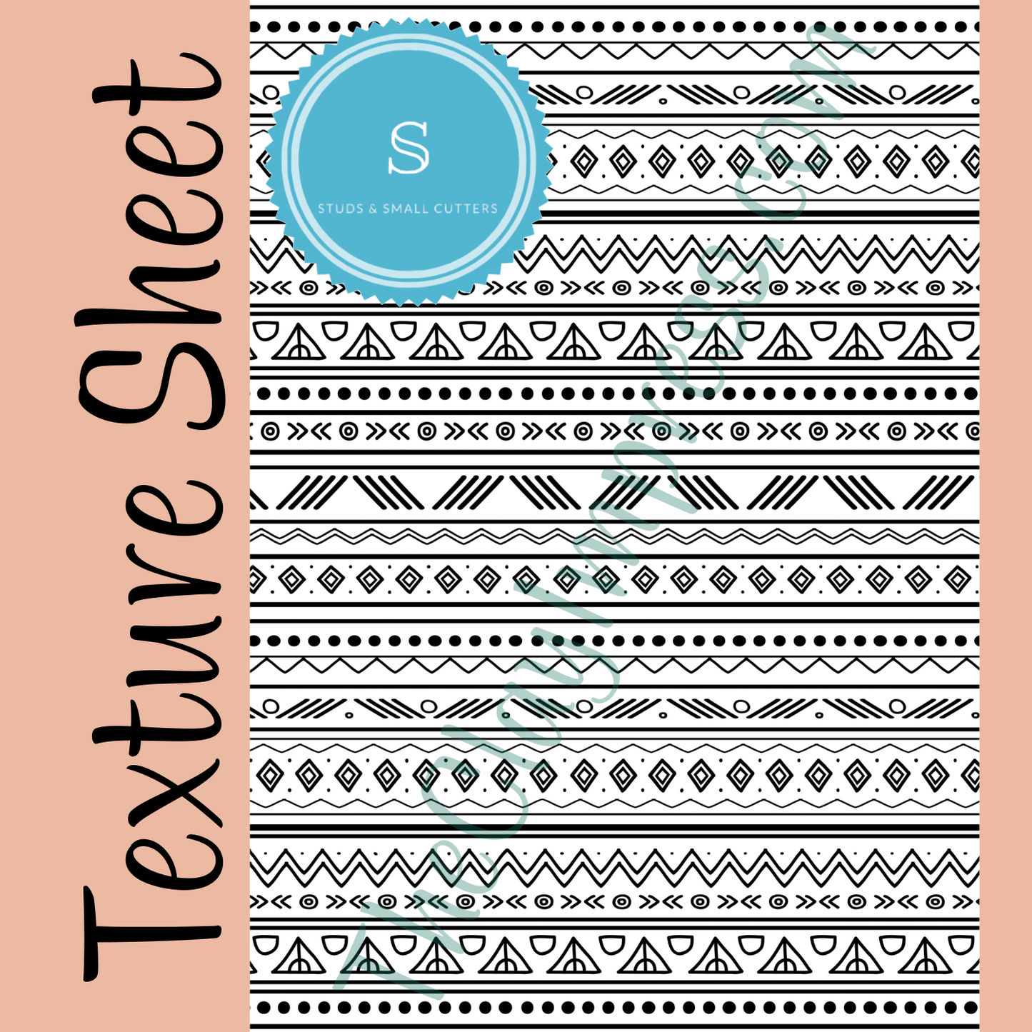 Tribal Doodle Texture Sheet