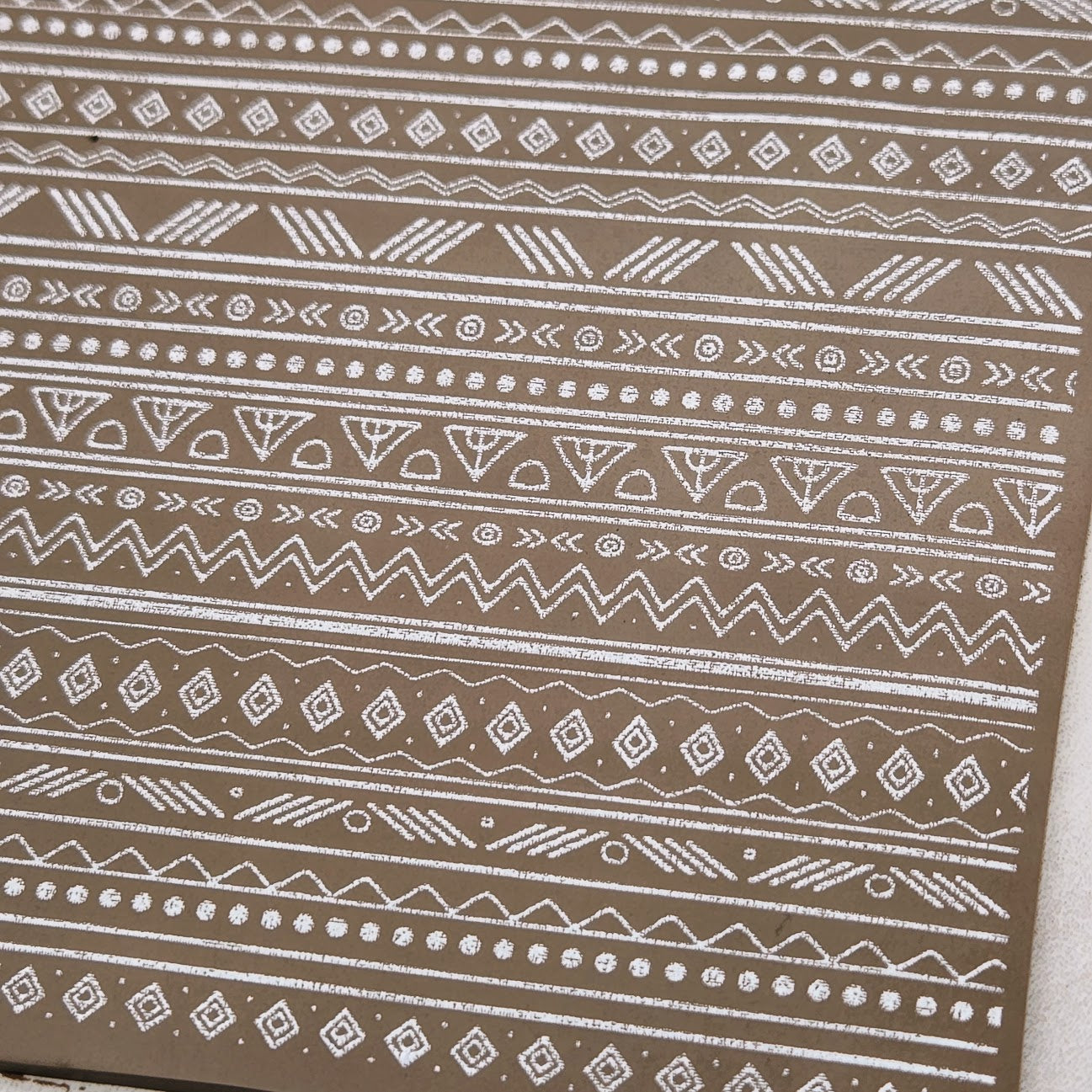 Tribal Doodle Silk Screen