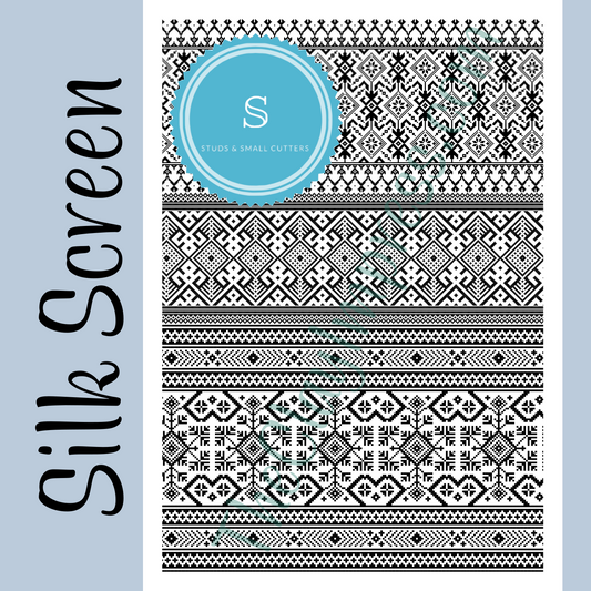Ukrainian Embroidery Silk Screen