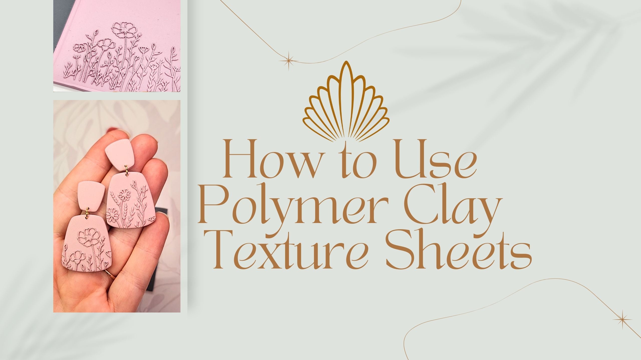 How To Use Polymer Clay Texture Sheets – The Clay Impress