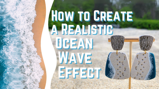 Create Realistic Foamy Waves on Polymer Clay with Alcohol Inks