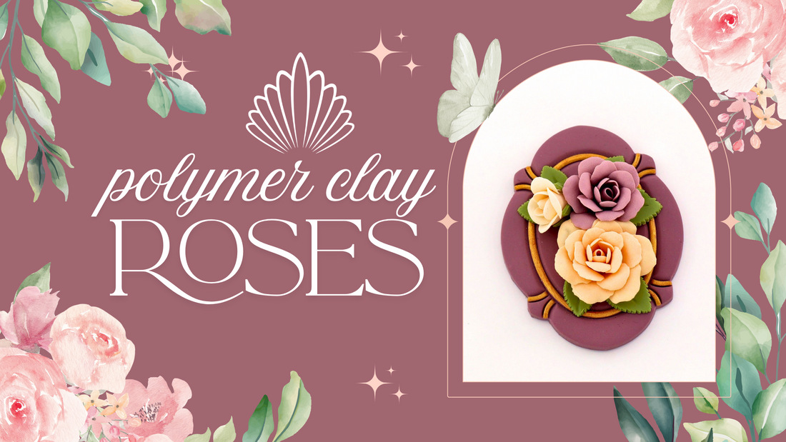 How to Make Polymer Clay Roses | Step-by-Step Tutorial with Video
