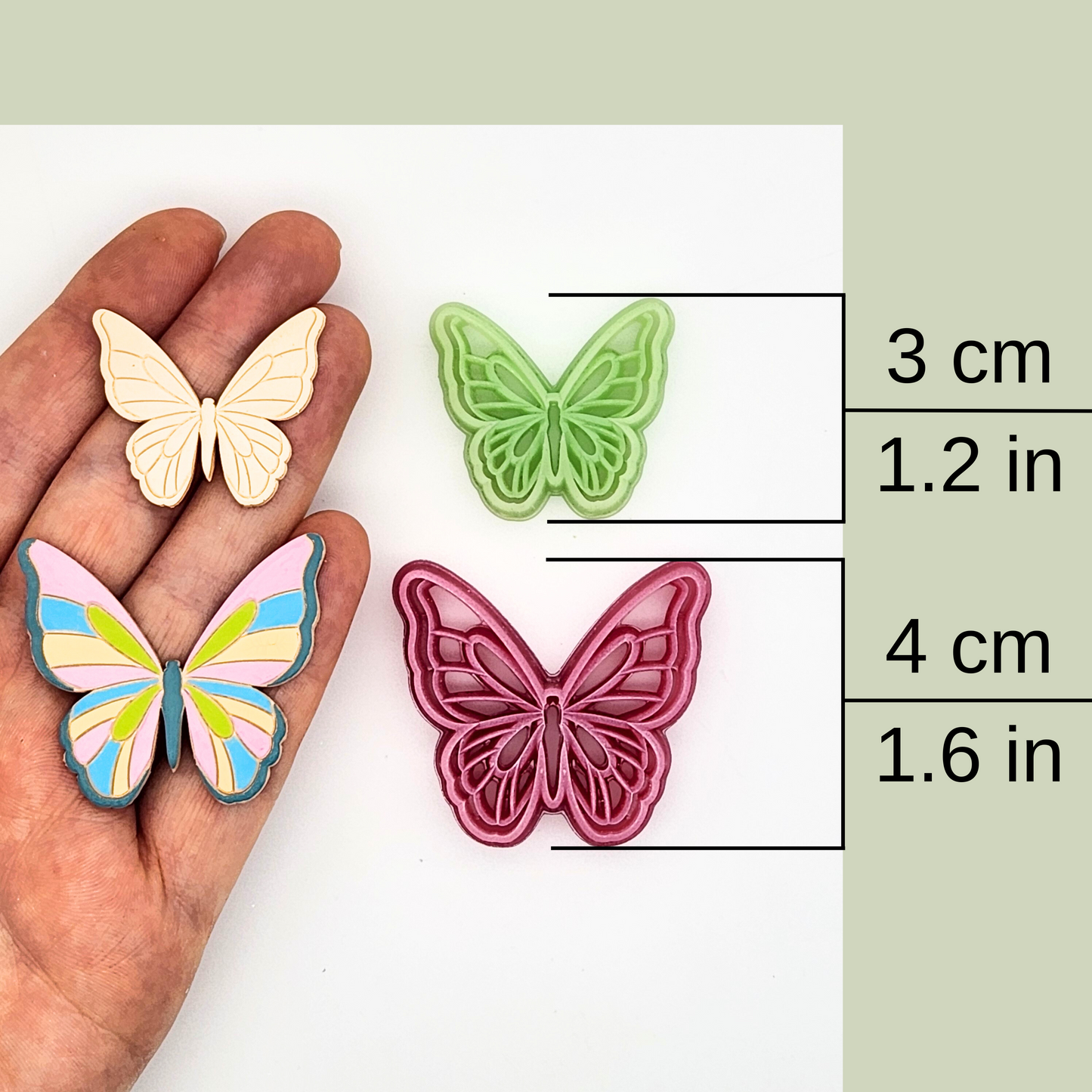 Butterfly Polymer Clay Cutter