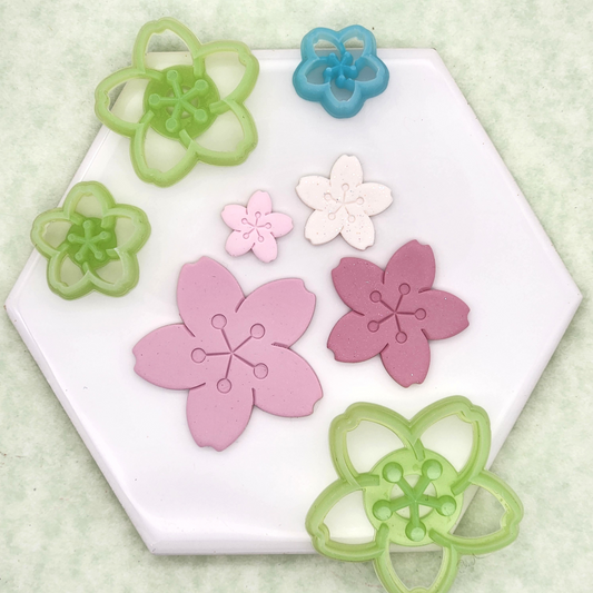 Cherry Blossom Polymer Clay Cutter