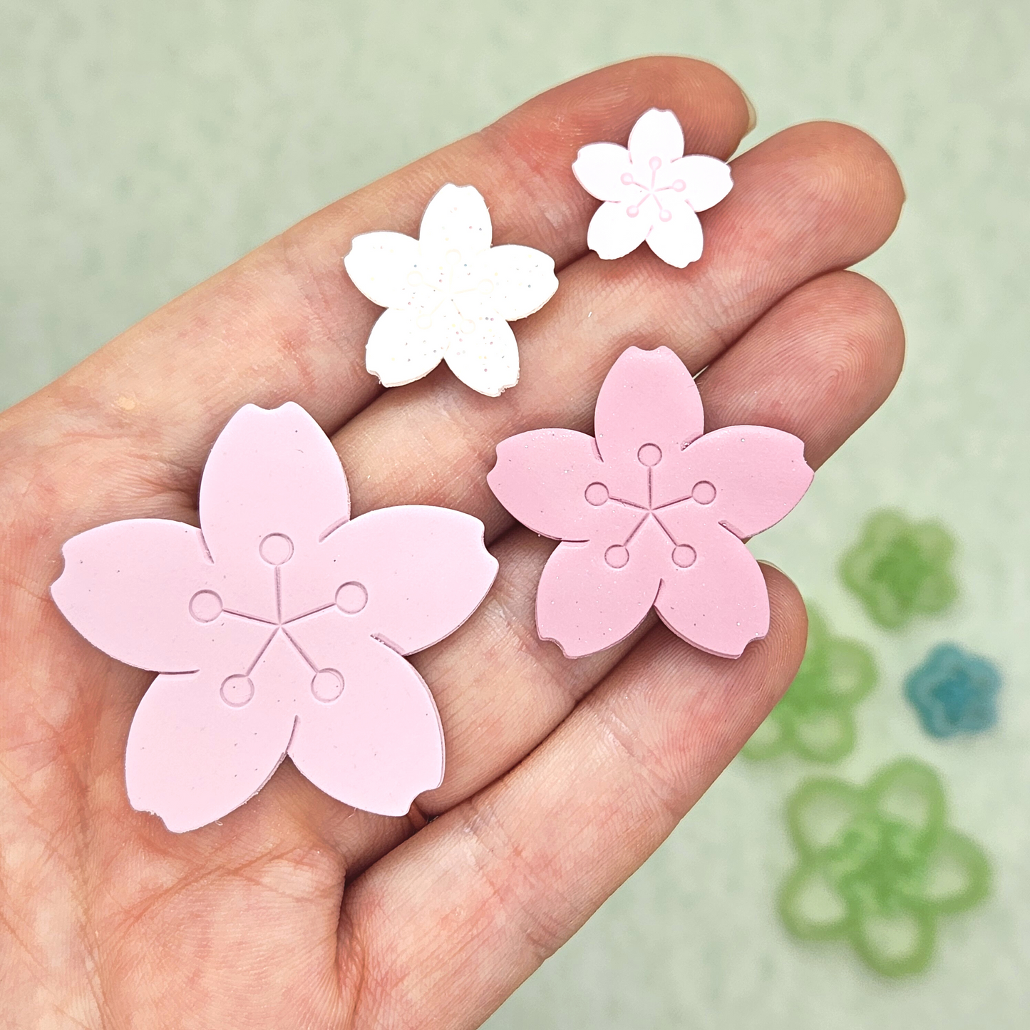 Cherry Blossom Polymer Clay Cutter