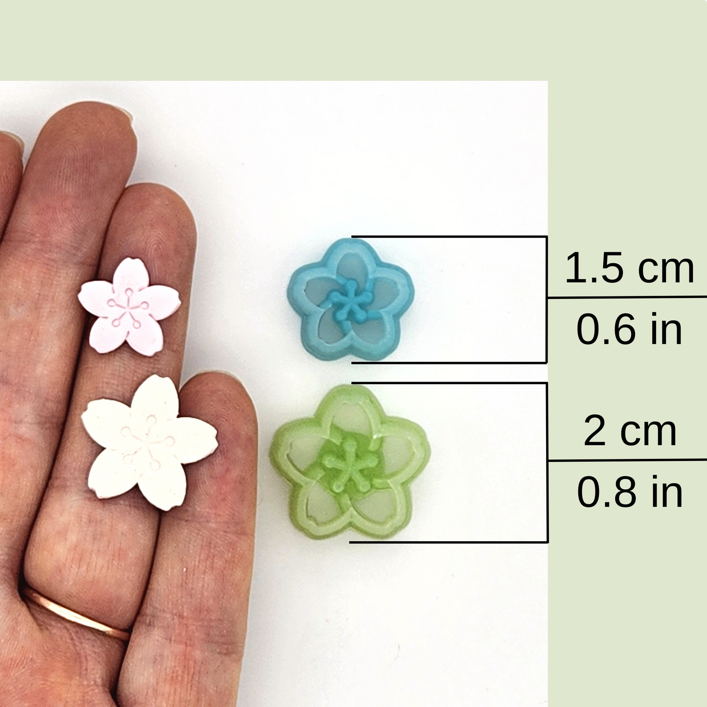 Cherry Blossom Polymer Clay Cutter