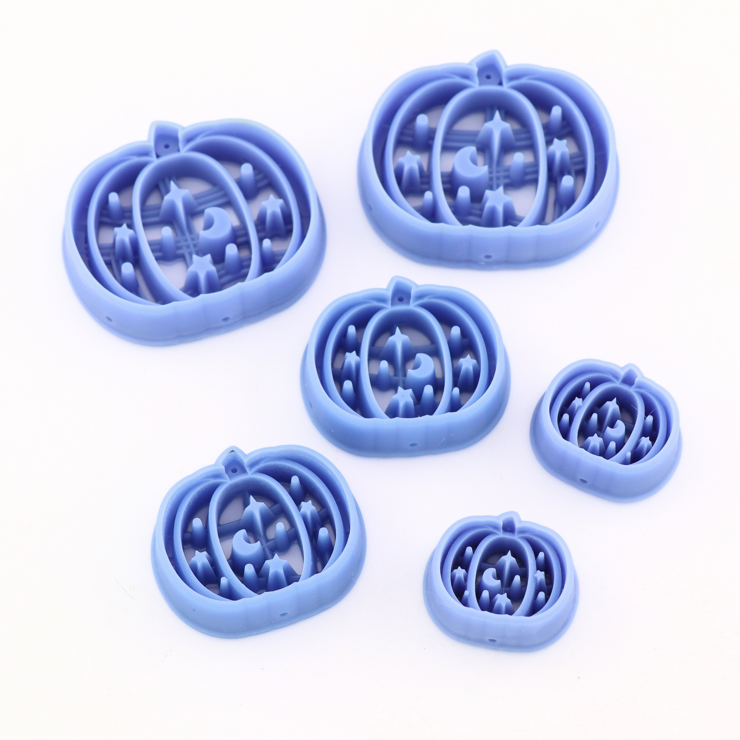 Celestial Pumpkin Mirrored Polymer Clay Cutter Set