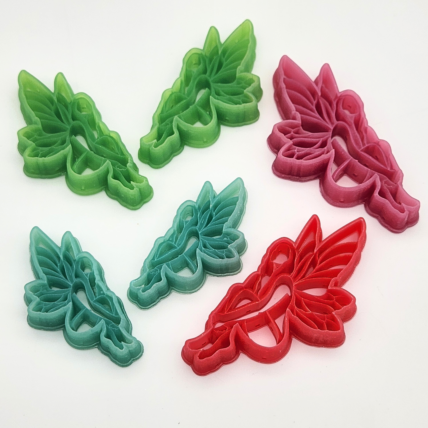 Fairy Polymer Clay Cutters - Mirrored Pair