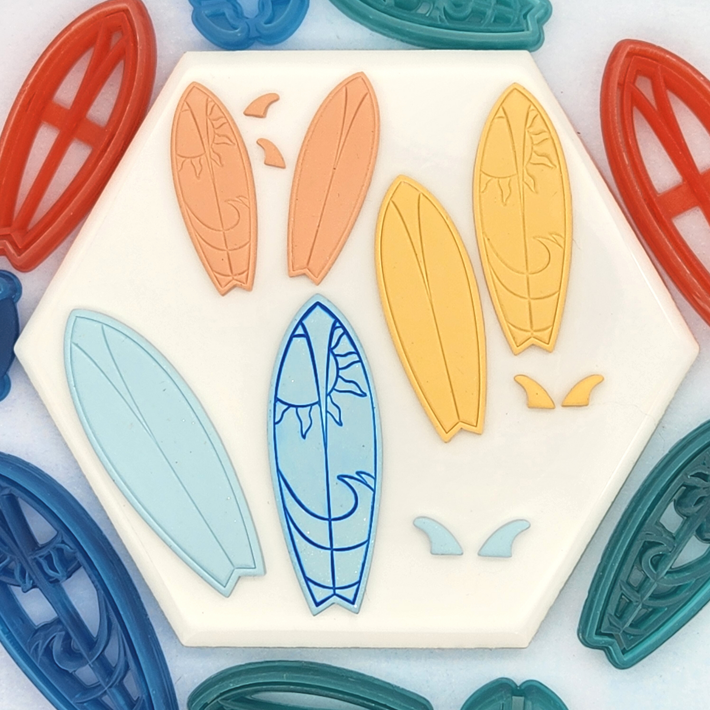 Surfboard and Fin Set