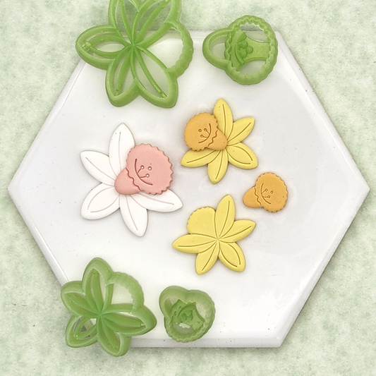Daffodil Polymer Clay Cutter Set