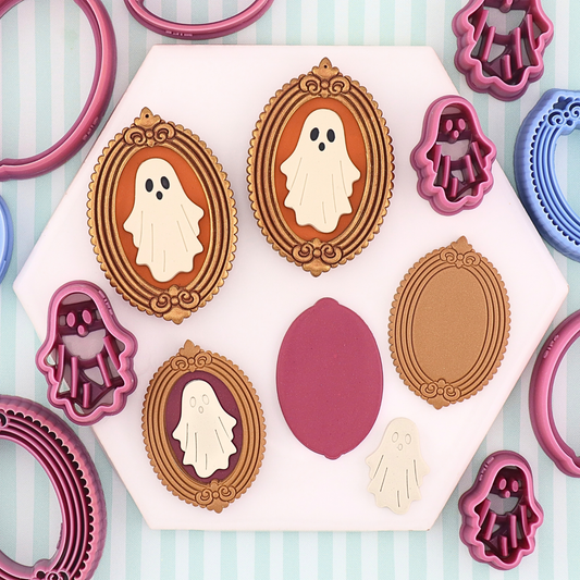 Ghost in Frame Polymer Clay Cutter Set