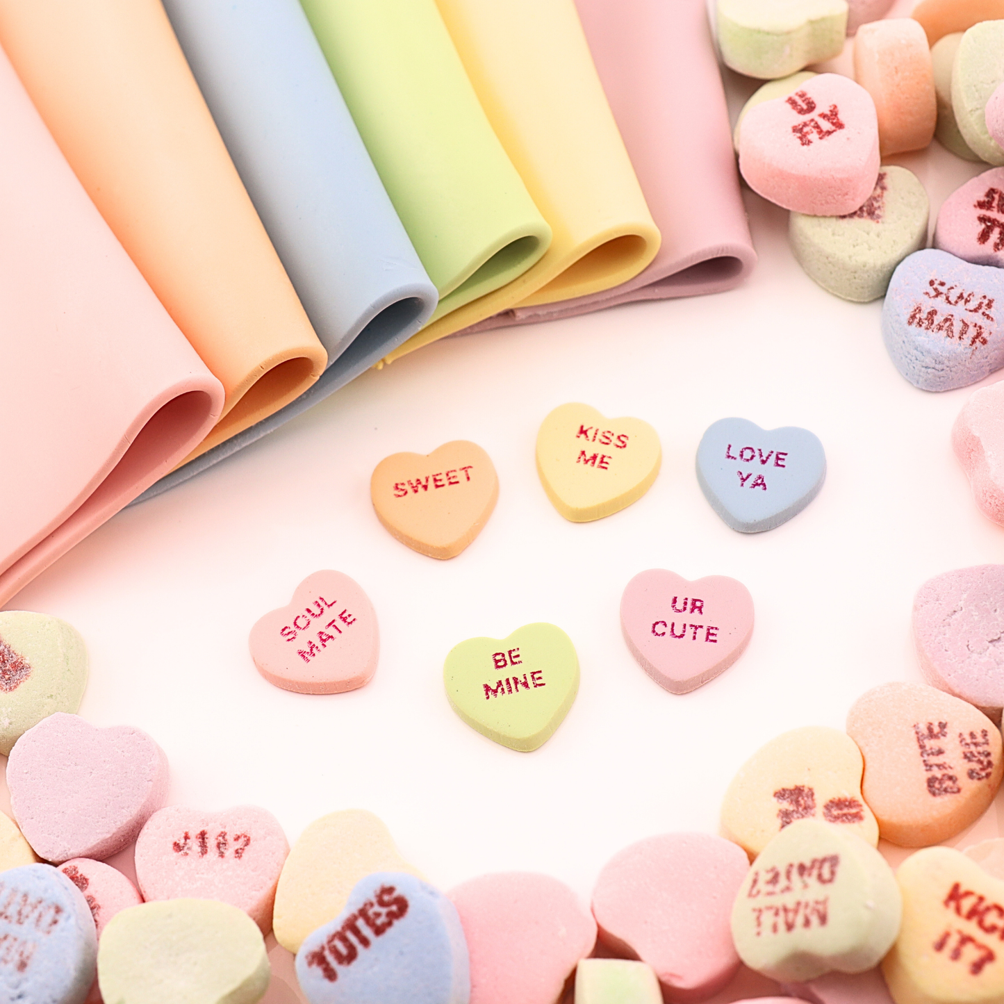 Candy Heart Polymer Clay Color Recipes for Sculpey Premo - Digital Download