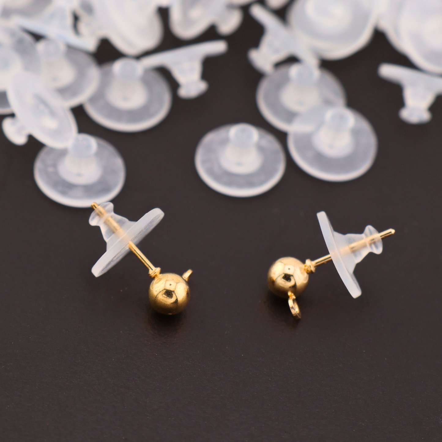 Wide Silicone Comfort Earring Backs