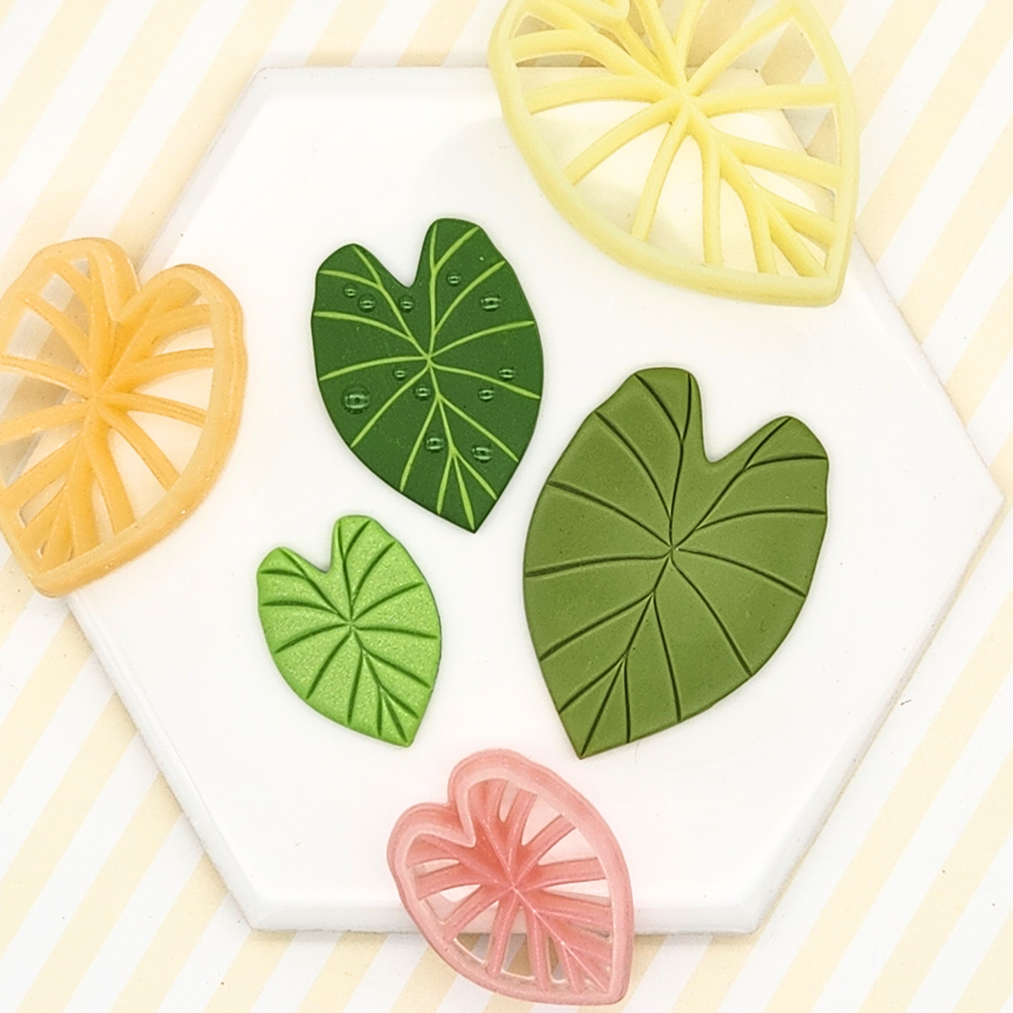 Kalo Leaf Polymer Clay Cutter