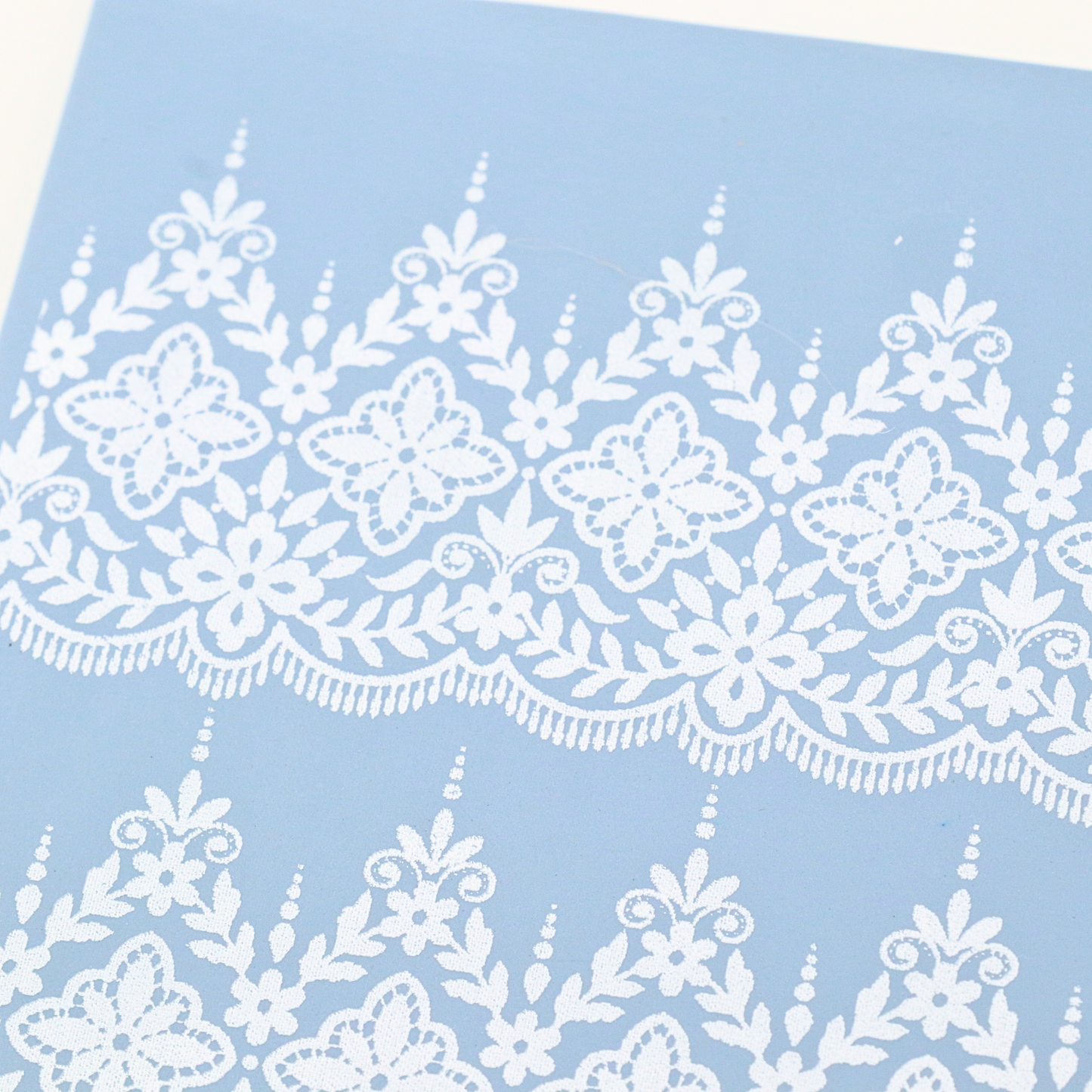 Floral Lacework Silk Screen