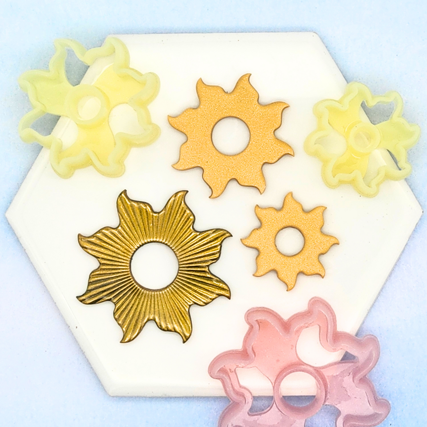 Sun Doughnut Polymer Clay Cutter