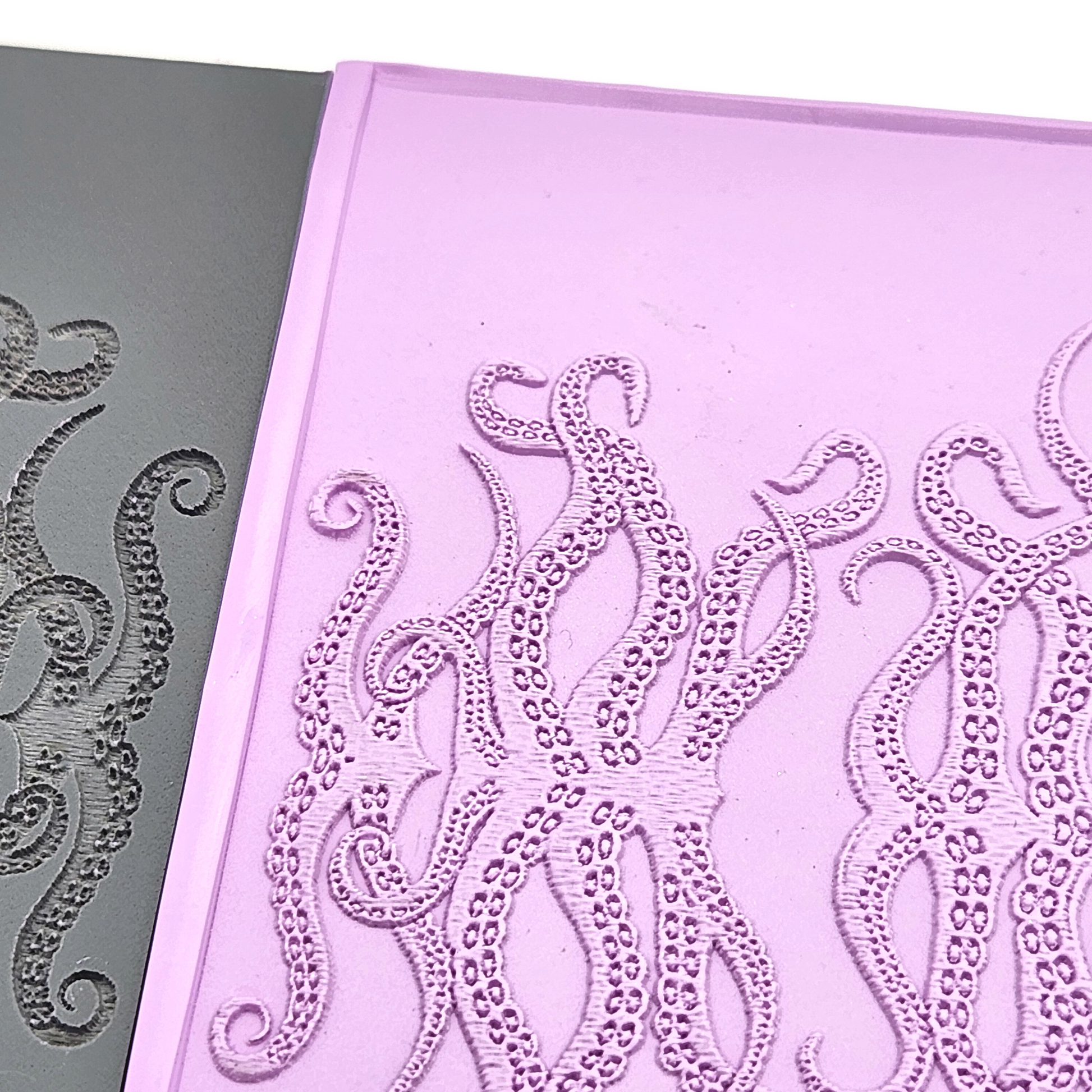 laser engraved silicone texture sheets - molds for clay : r