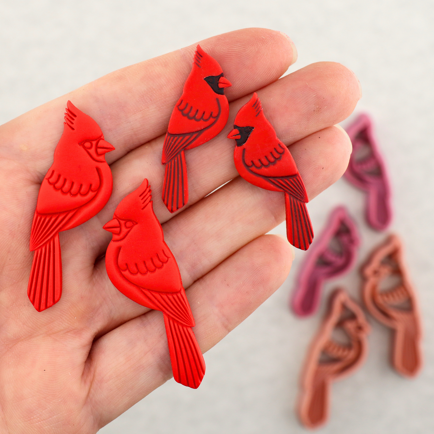 Cardinal Mirrored Polymer Clay Cutter Set