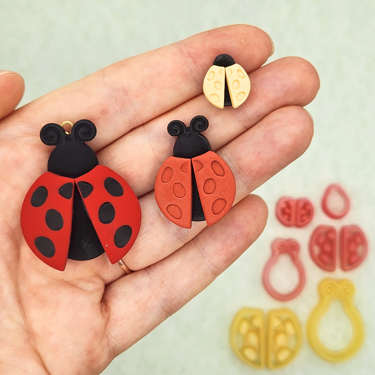 Ladybug Polymer Clay Cutter Set