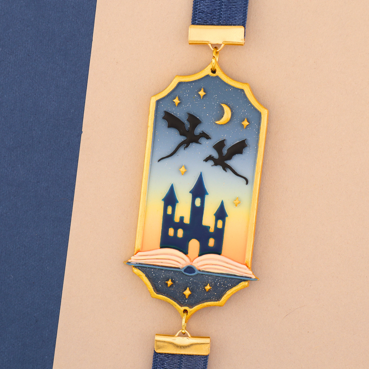 Dragon Bookmark Charm Polymer Clay Cutter