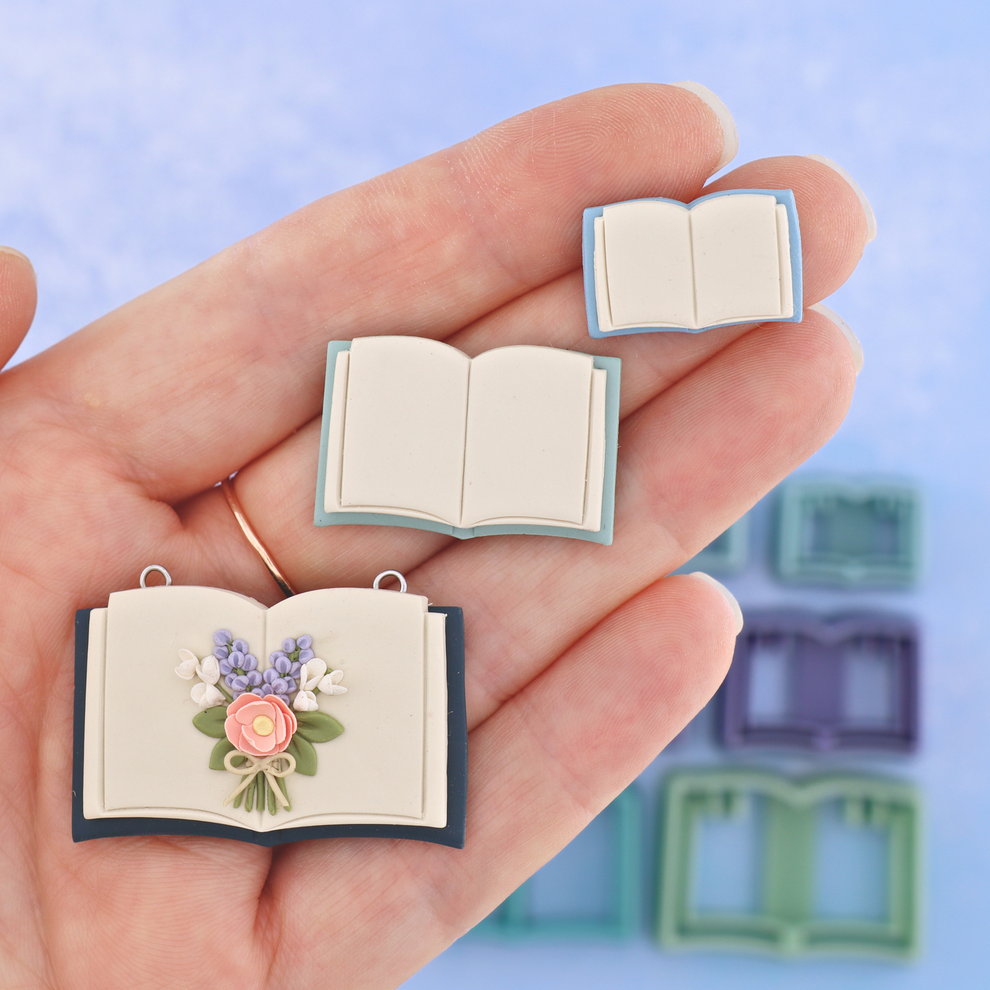 Open Book Polymer Clay Cutter Set