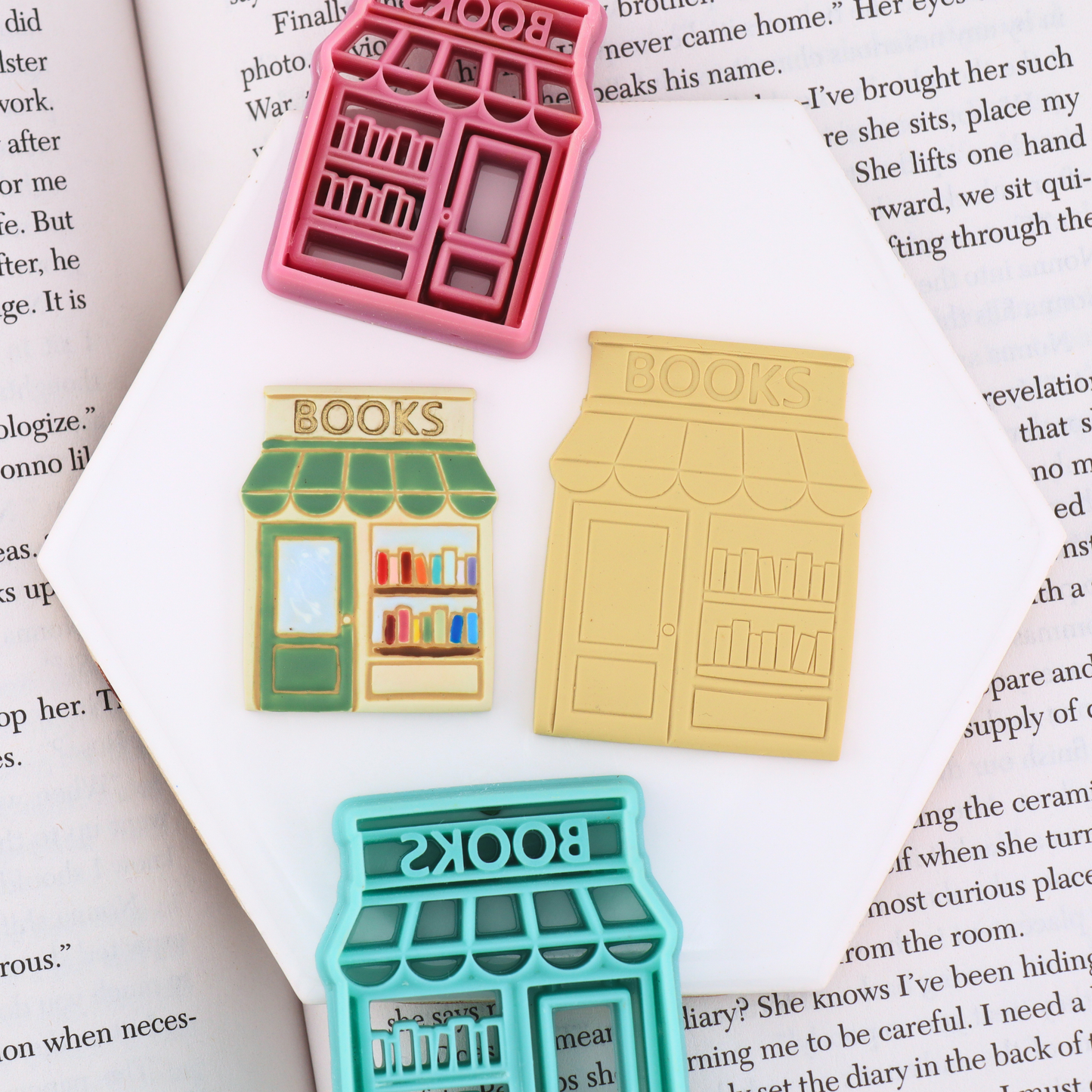 Bookstore Polymer Clay Cutter