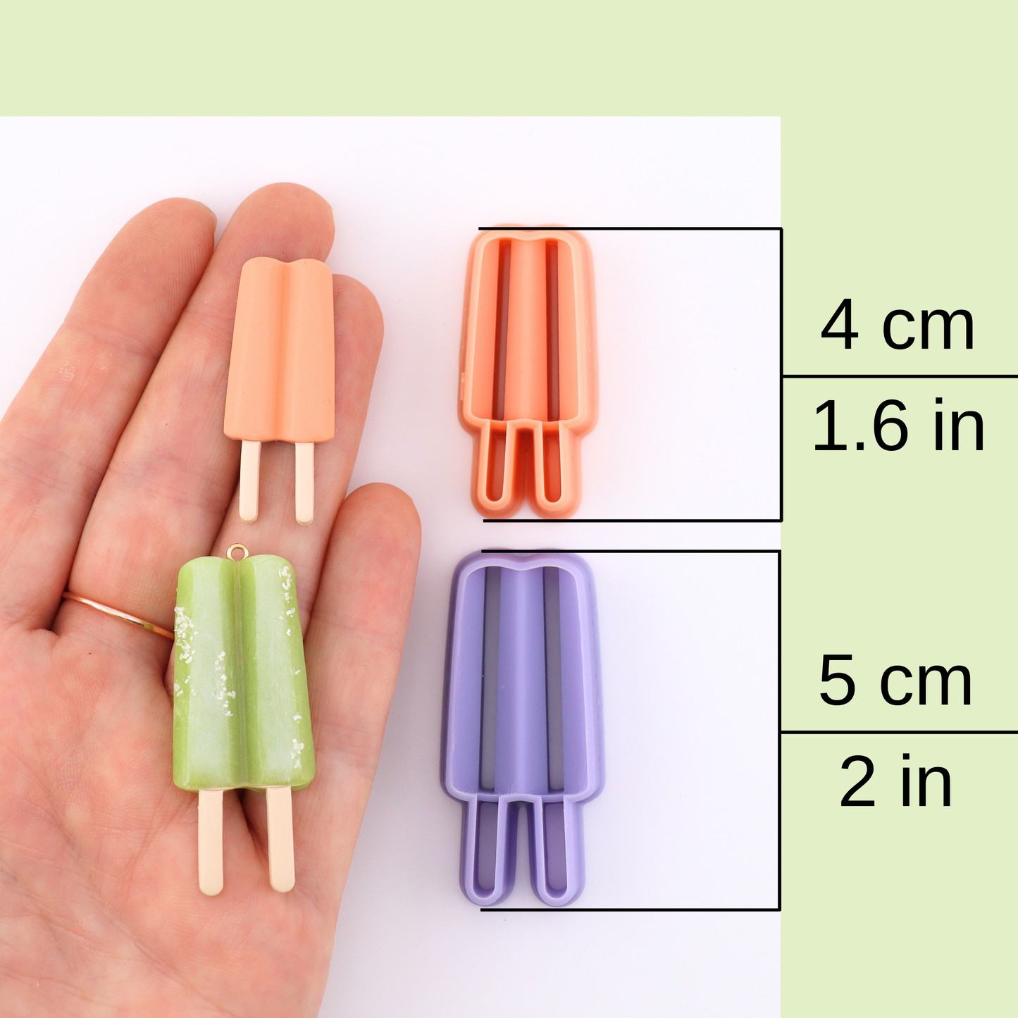 Twin Pops Polymer Clay Cutter
