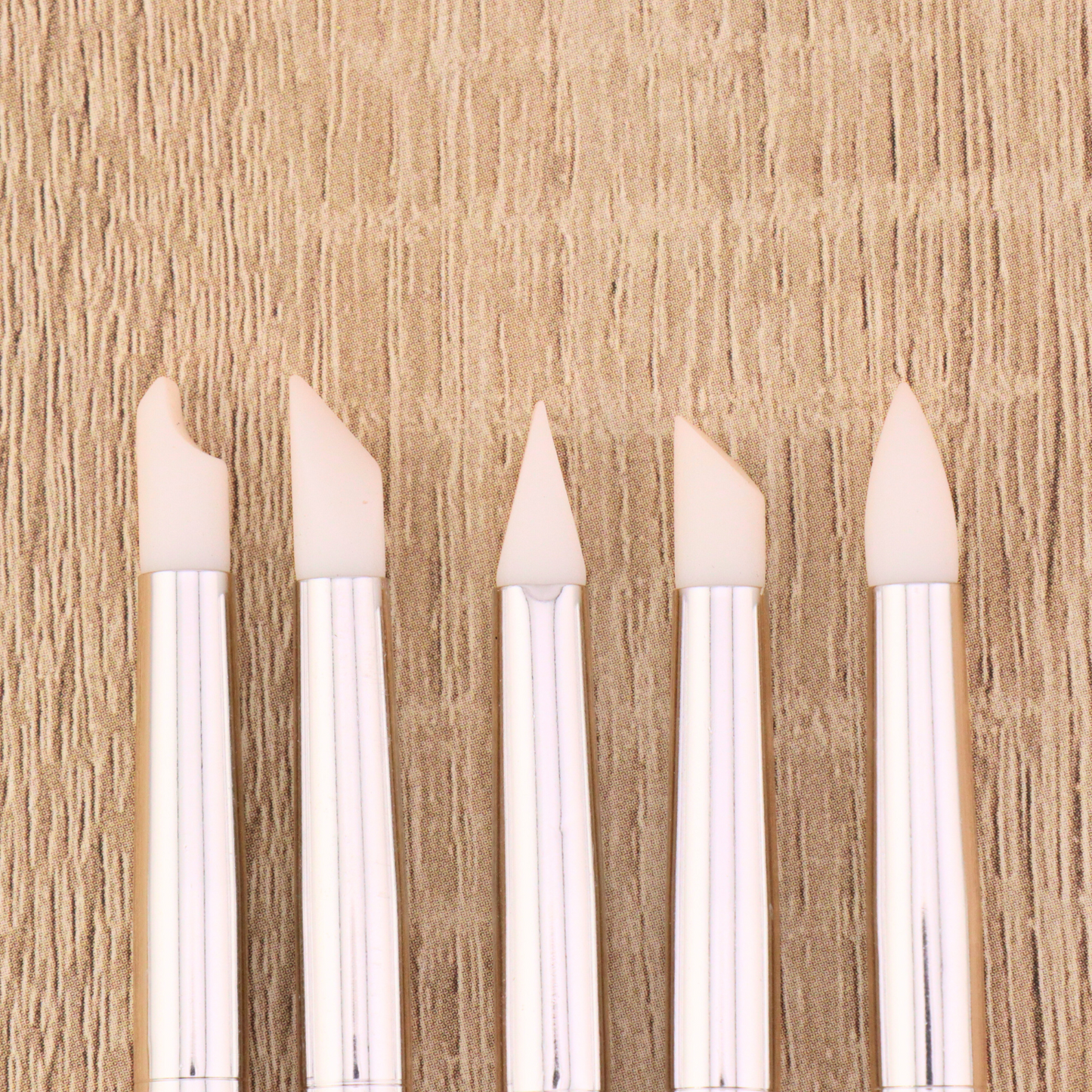 5-Piece Dual-Ended Silicone & Dotting Tools for Polymer Clay and Resin