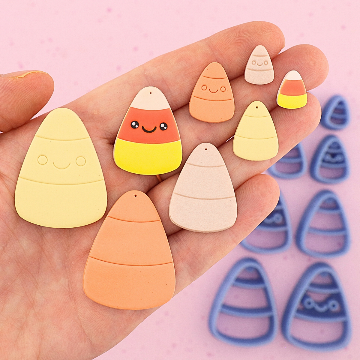 Candy Corn Polymer Clay Cutter