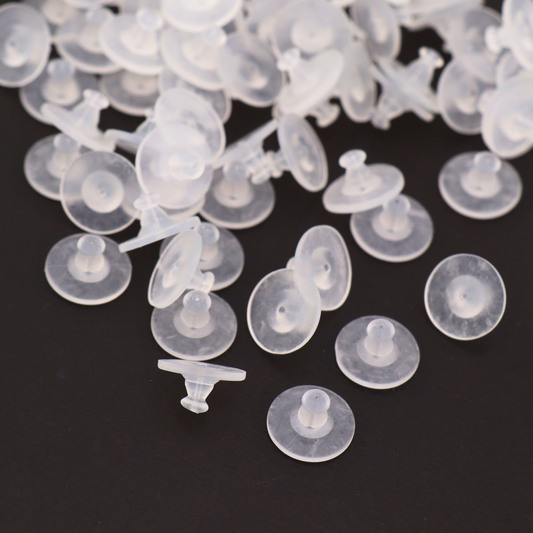 Wide Silicone Comfort Earring Backs