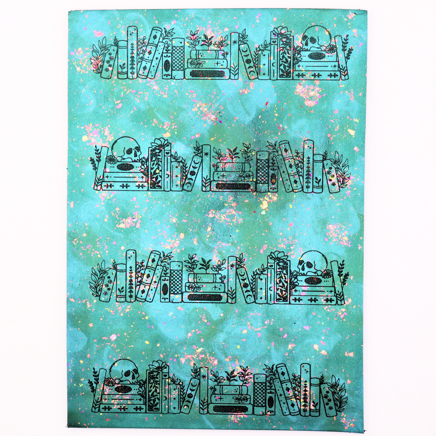 Botanical Bookshelf Silk Screen