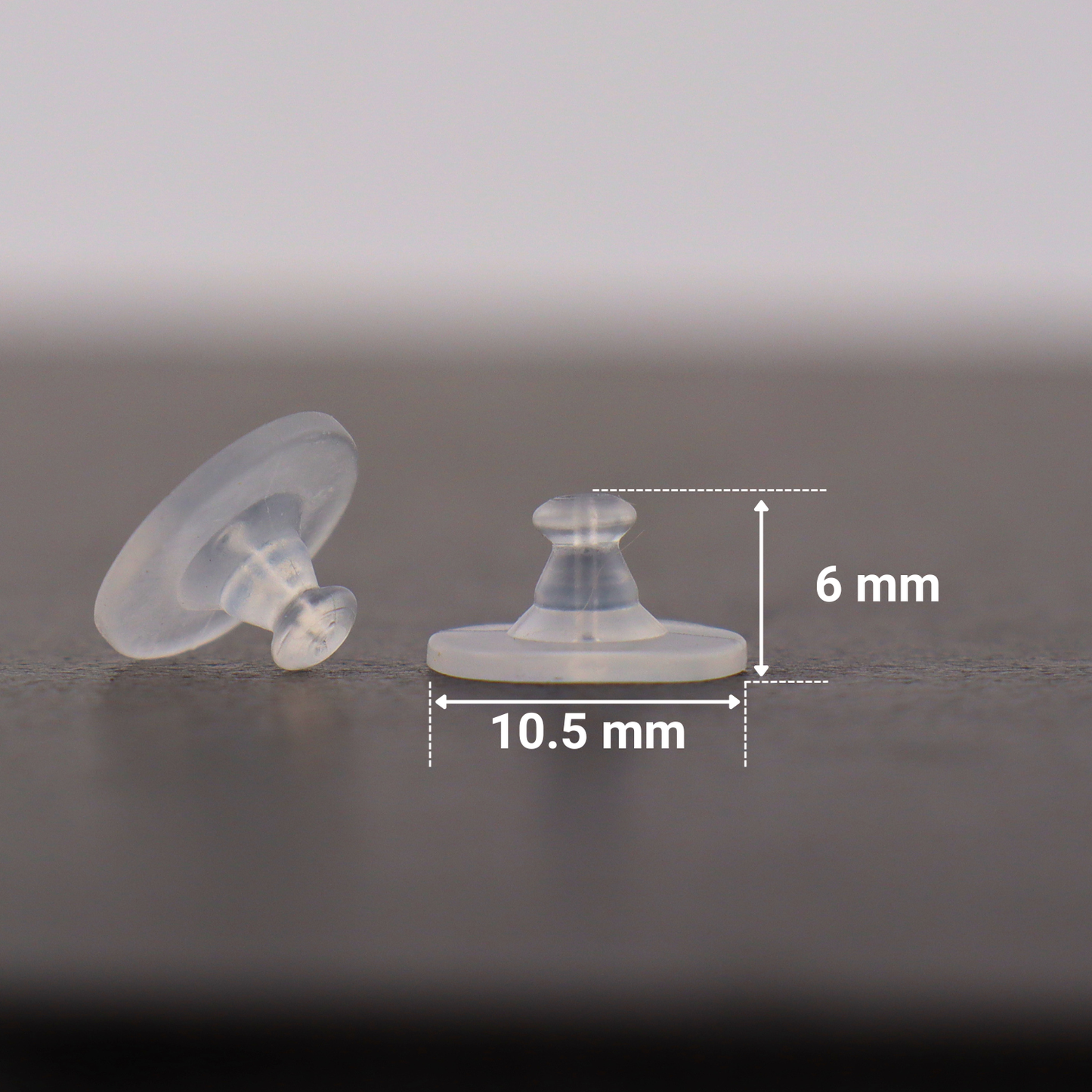 Wide Silicone Comfort Earring Backs