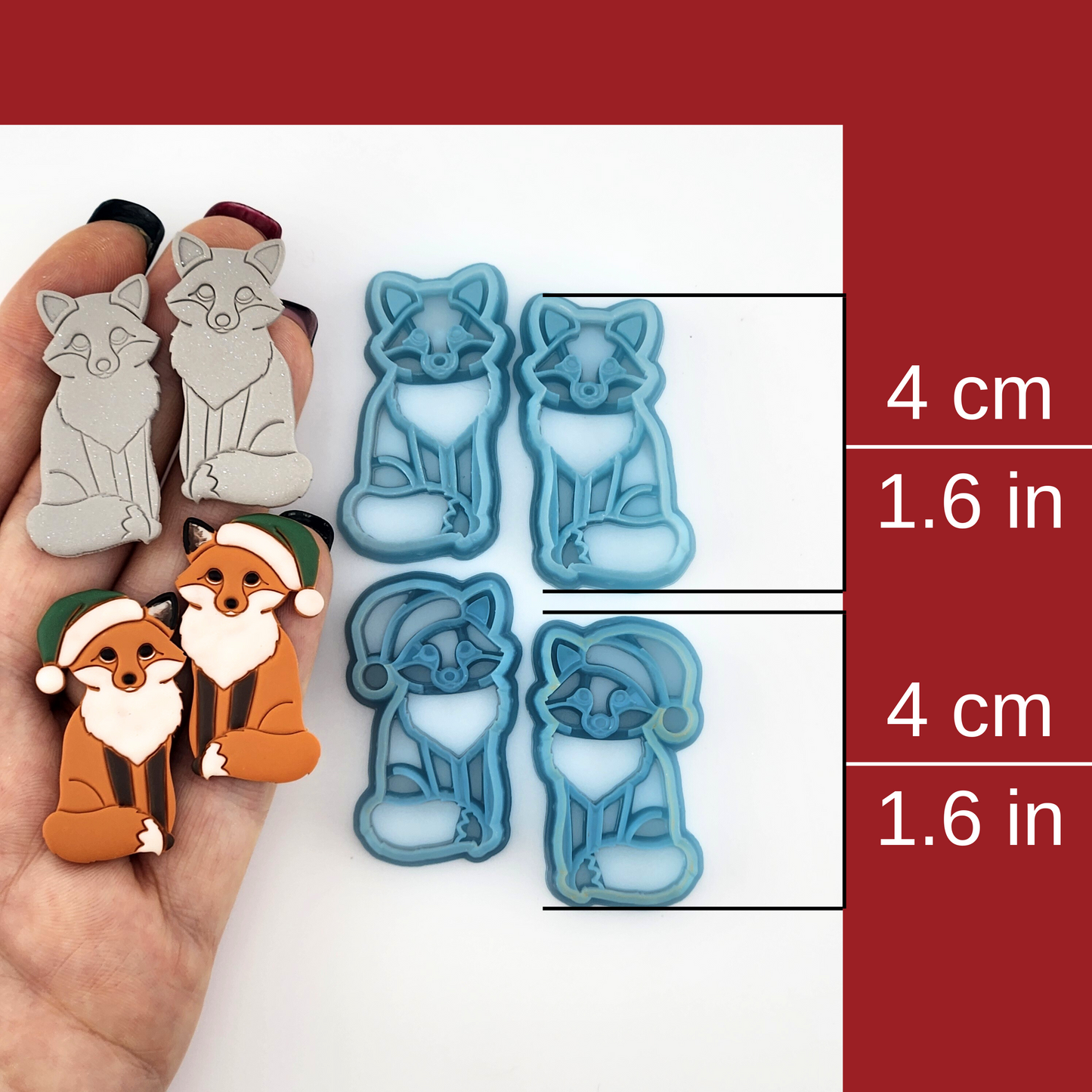 Fox Polymer Clay Cutter Sets