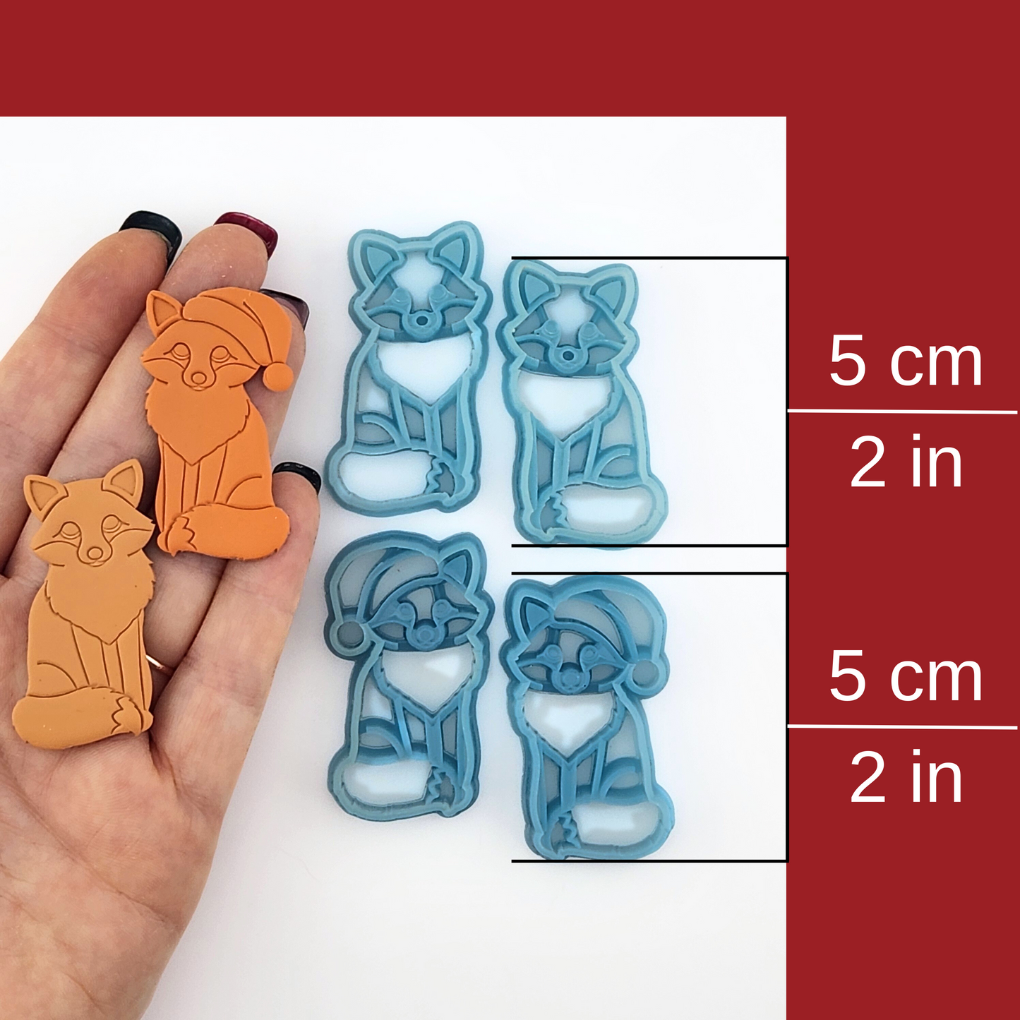 Fox Polymer Clay Cutter Sets