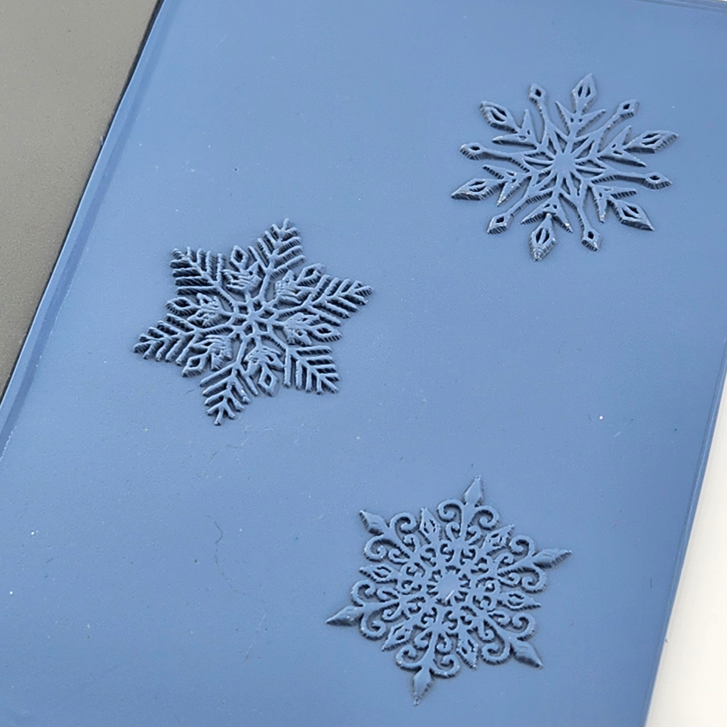 Snowflake Trio Texture Sheet