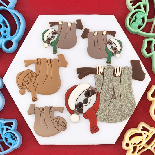 Sloth Polymer Clay Cutter Sets