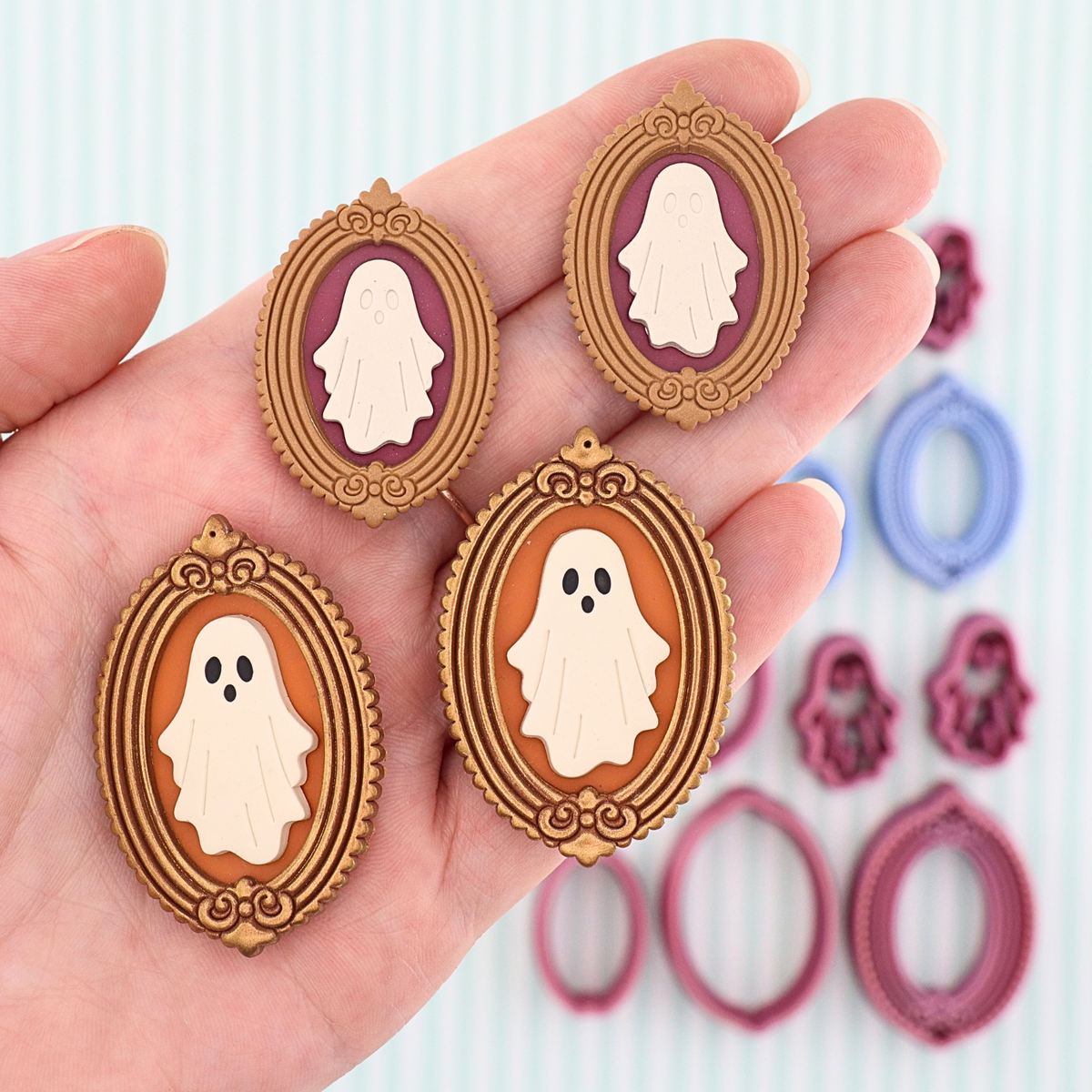 Ghost in Frame Polymer Clay Cutter Set