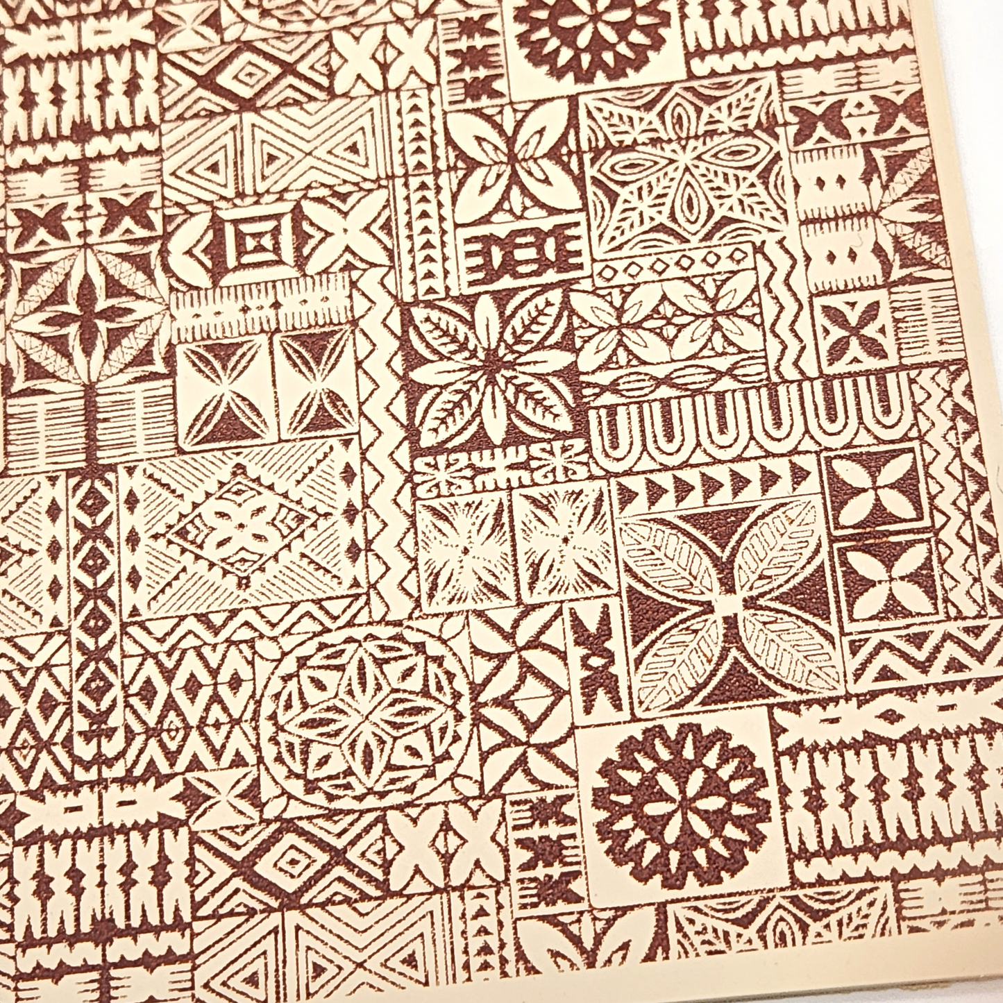 Polynesian Kapa Cloth Silk Screen