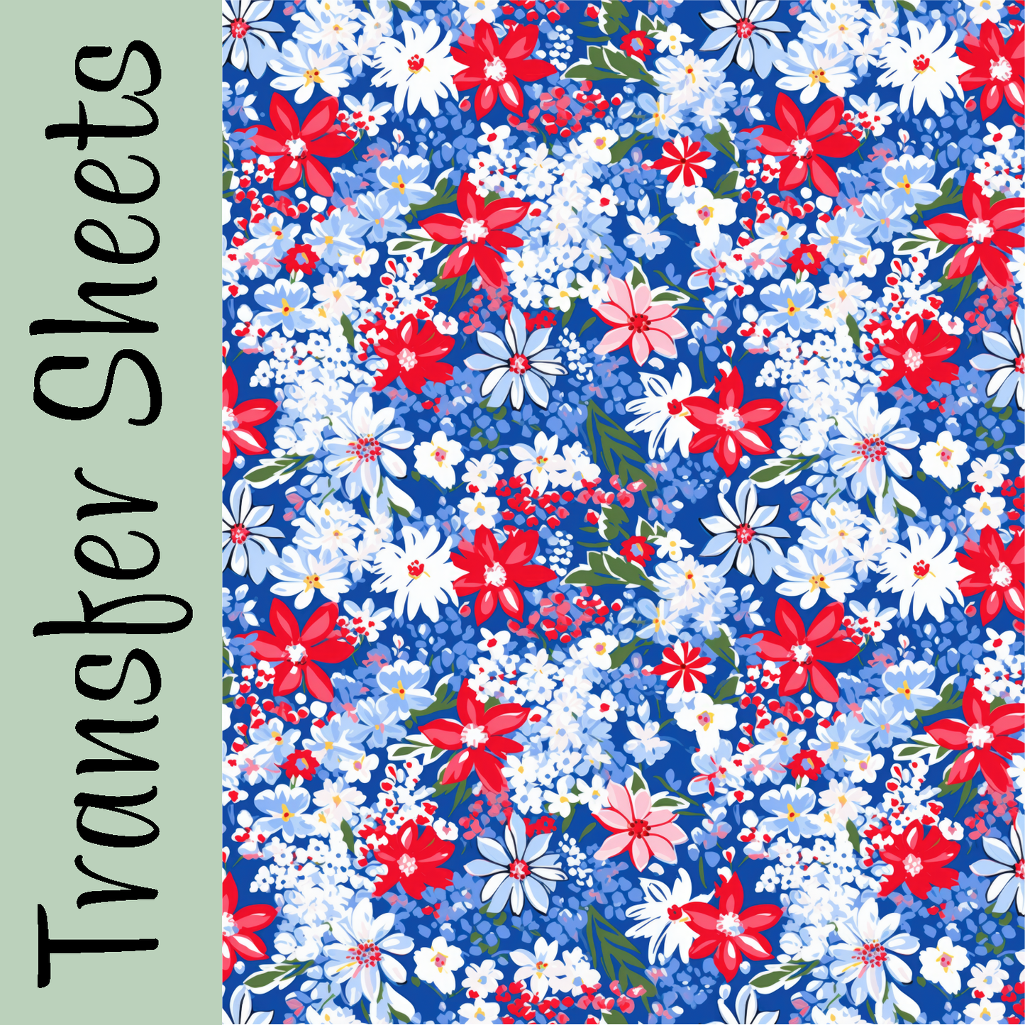 Betsy’s Blossoms Transfer Sheets