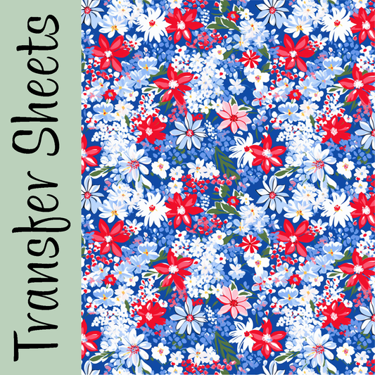Betsy’s Blossoms Transfer Sheets