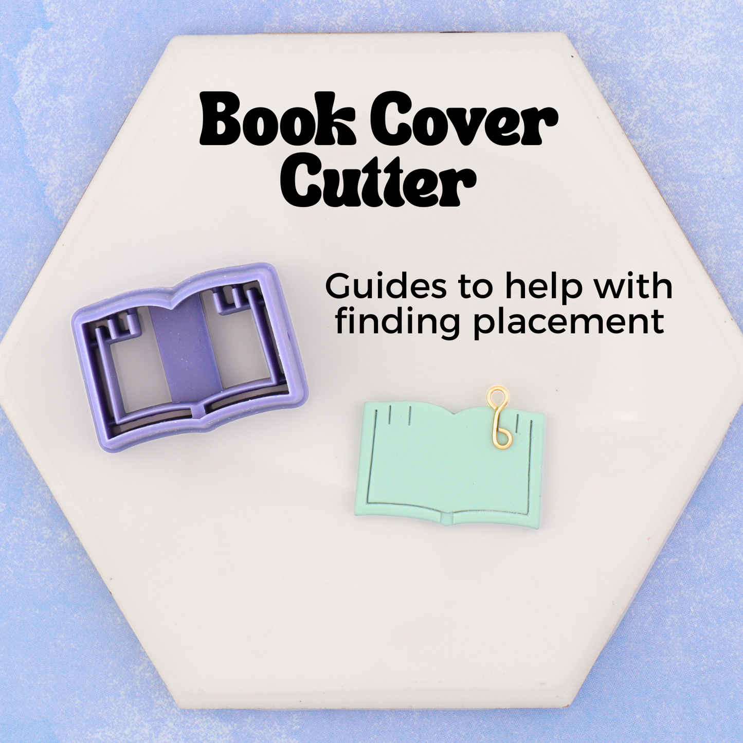 Open Book Polymer Clay Cutter Set