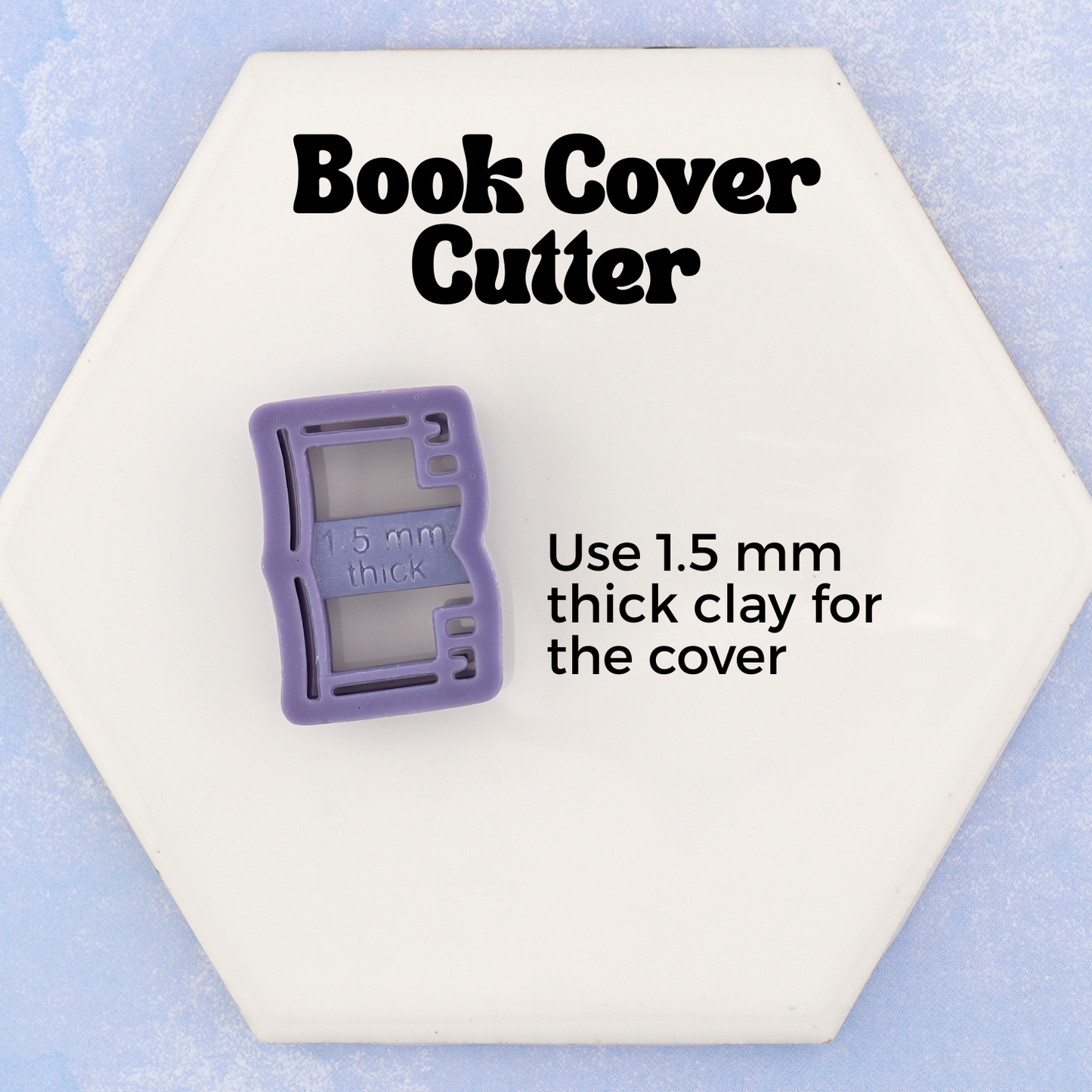Open Book Polymer Clay Cutter Set