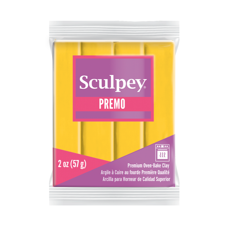 Sculpey Premo Cadmium Yellow Hue Polymer Clay