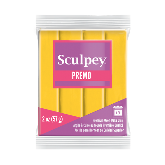 Sculpey Premo Cadmium Yellow Hue Polymer Clay