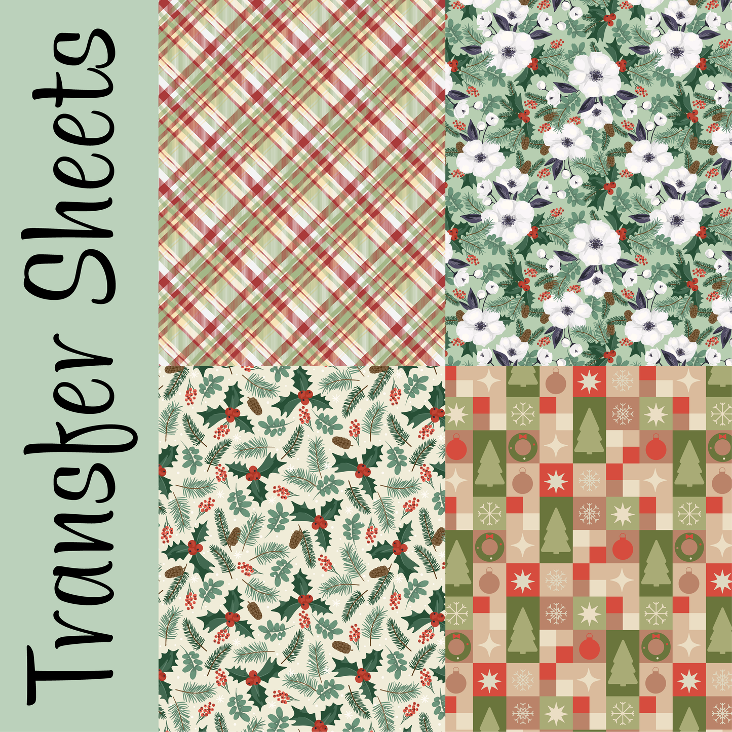 Christmas Medley #2 Transfer Sheets